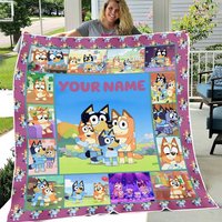 Personalized Blueydad Fleece Blanket