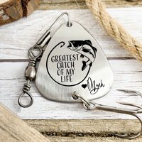 Greatest Catch Of My Life Fishing Lure - Personalized Gift For Husband