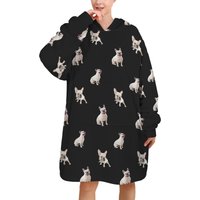 Bulldog Blanket Hoodies, Gifts For Friends