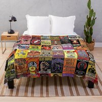 Rock Band Posters Throw Blanket