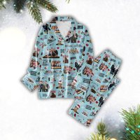 The Office Christmas Pajamas, Dunder Mifflin Holiday Pajamas, The Office Tv Series Pajamas Set