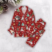 Funny Bulldog Christmas Pajamas Set