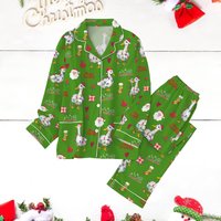 Christmas Duck Pajamas, Funny Animals Xmas Pajamas, Duck Farm Lover