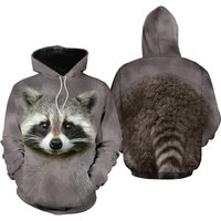Raccoon 3d Hoodie For Men For Women 3d Hoodie Halloween Gift