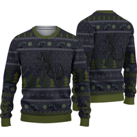 Xenomorph Aliens Ugly Christmas Sweater, Aliens Christmas Sweater, Ugly Knitted Sweater