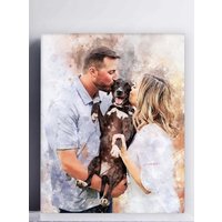 Watercolor Painting From Photo, Custom Dog Portraits