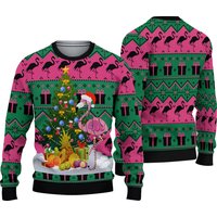 Flamingo Ugly Christmas Sweater, Ugly Christmas Sweater