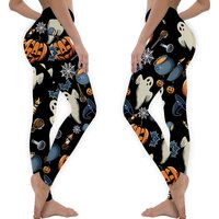 Ghost Gang Halloween Leggings