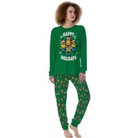 Despicable Me Minions Happy Holidays Jogger Sleep Family Christmas Pajama Set