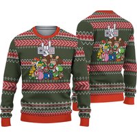 New Donkey Kong With Friends Super Mario Ugly Christmas Sweater