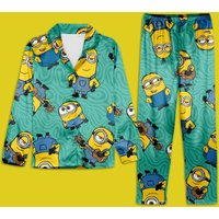 Guitar Minion Pajamas Set, Minions Sleepwear
