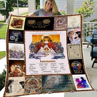 Labyrinth Blanket, Labyrinth Quotes Fleece Blanket