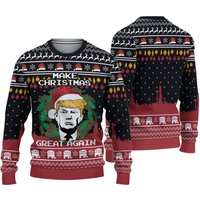 Make Christmas Great Again Trump Ugly Sweater Ugly Sweater