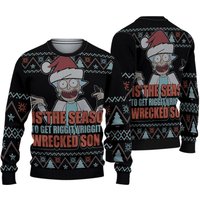Rick And Rickandmorty Tis The Season Ugly Christmas Sweater