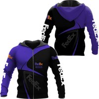 Personalized Fedex Fleece Hoodie, Fedex Ground 3d Hoodie