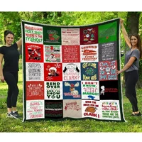 National Lampoon S Christmas Vacation Quilt Christmas Movie Blanket