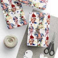 Presidential Holiday Wrapping Paper