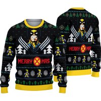 Santa Claws Wolverine Ugly Christmas Sweater - Furry Festive Fun