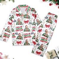 Trump Coquette Bow Christmas Pajamas