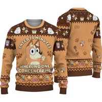 Blueydad Ugly Christmas Sweater | I Need 20 Minutes Where No One Come Near Me Sweater | Blueydad Bingo Xmas Sweatshirt