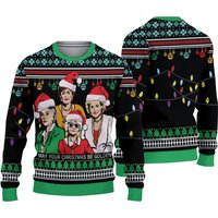 May Your Christmas Be Golden Ugly Christmas Sweater