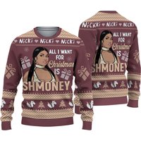 Nicki Minaj Shmoney Ugly Christmas Sweater