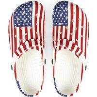 Usa Flag Inspired Eva Foam Shoes | Slippers