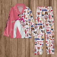 Harry Watermelon Sugar Pink Fan Love Polyester Pajamas Set