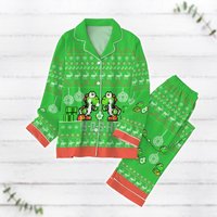 Super Mario Yoshi Christmas Pajamas, Yoshi Pajamas Set