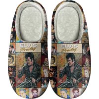 Elvis Presley Cozy Unisex Winter Indoor Slippers