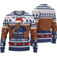 Mike Tyson Good For Thanta Ugly Christmas Sweater, Boxing Match Xmas Sweater, Mike Tyson Ugly Holiday Sweater
