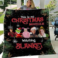 This Is My Christmas Movies Watching Blanket Fleece Blanket