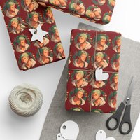 One Piece Anime Roronoa Zoro Christmas Wrapping Papers - Manga Otaku Red Wrapping Paper