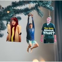 Tim Robinson Zipline Ornament, I Think You Should Leave Acrylic Ornament