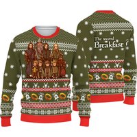 Christmas The Second Breakfast Club Ugly Sweater, Second Breakfast Ugly Christmas Sweater