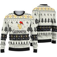 Guinness Beer Ugly Christmas Sweater, Beer Lover Sweater