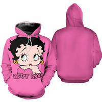 Betty Boop 3d Hoodie, Betty Boop Classsic 3d Hoodie