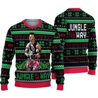 Jungle All The Way Arnold Schwarzeneggers Ugly Christmas Sweater