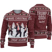 Make Christmas Great Again, Funny Trump Dancing Ugly Sweater