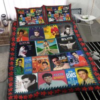 Music King Of Rock Elvis Presley Legendary Bedding Set
