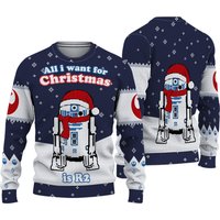 R2-d2 Ugly Sweater, R2-d2 Movie Christmas Sweater