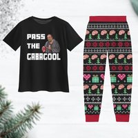 Christmas Tony Soprano Pajamas, Mob Gangster Series Holiday Pajamas, Duck Movie Shirt