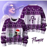 Prince Is All I Want For My Christmas 2024 Ugly Sweater