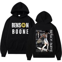 Benson Boone Musician Merch Hoodie With Sunflower Design