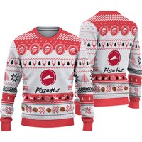 Pizza Hut Christmas Ugly Sweater
