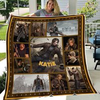 Resident Evil 4 Blanket | Leon Kennedy Albert Wesker Ada Wong Fleece Blanket