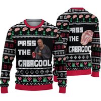 Tony Soprano Christmas Ugly Sweater, The Sopranos Sweater, Pass The Gabagool Sweater