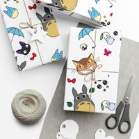 Wrapping Paper, Ghibli Characters Gift Wrap