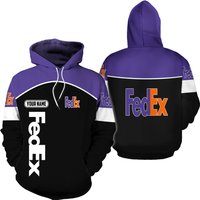 Personalized Name Fedex Purple Custom Full Print 3d Hoodie