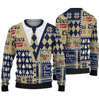 Banquet Beer-themed Ugly Christmas Sweater – Fun Festive Wear For Beer Lovers